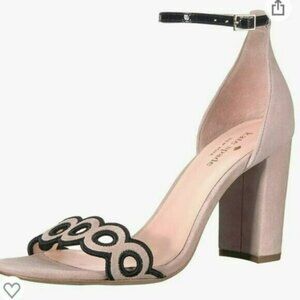 NEW Kate Spade Orson Pump Block Heel Pink Size 9.5 NIB Shoes